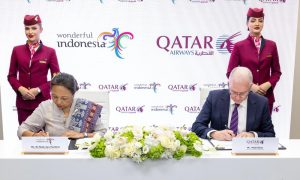 Kemenpar Gandeng Qatar Airways Perluas Promosi Pariwisata Indonesia